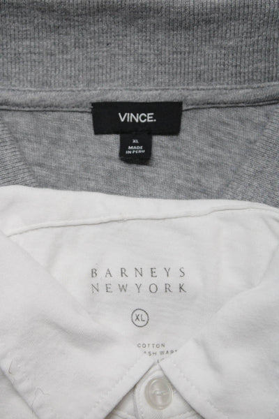 Vince Barney's New York Mens Cotton Short Sleeve Polo Shirt Gray Size XL Lot 2