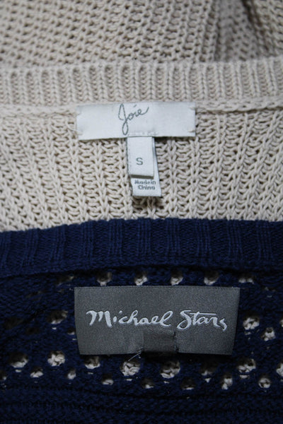 Joie Michael Stars Womens Sweater Top Beige Size S M/L Lot 2