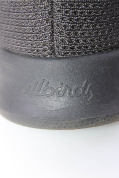 Allbirds Womens Lace Up Back Logo Knit Low Top Running Sneakers Gray Size 9