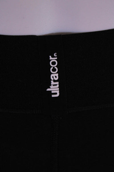 Ultracor Women's Cotton Star Print Ankle Leggings Black Size XS