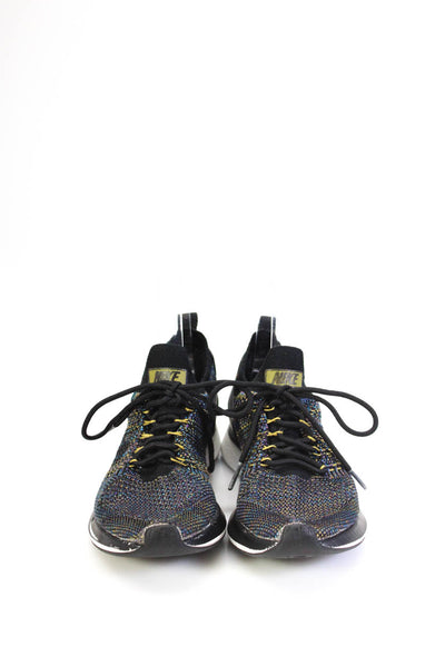 Nike Air Zoom Women's Mariah Flyknit Lace Up Racer Sneakers Black Size 6.5