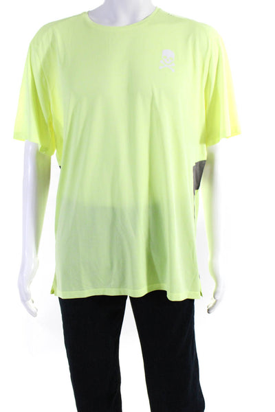 Lululemon Men's Crewneck Short Sleeves T-Shirt Neon Yellow Size XXL