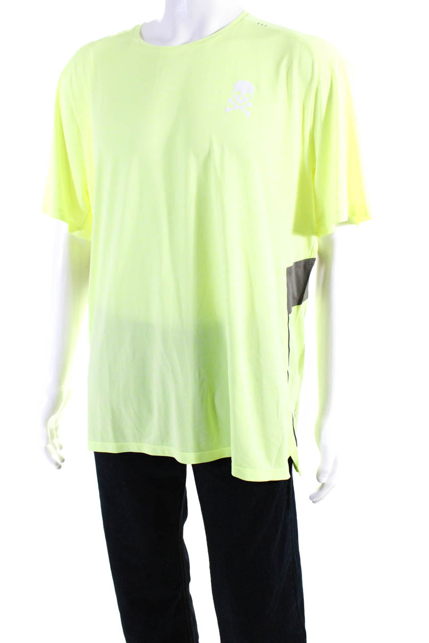 Lululemon Men's Crewneck Short Sleeves T-Shirt Neon Yellow Size XXL - Shop  Linda's Stuff