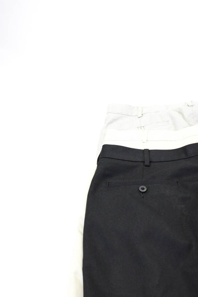 Perry Ellis Mens Light Khaki Pleated Straight Leg Dress Pants Size 36 33 34 Lot3