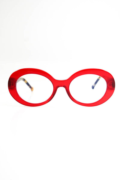 Colors In Optics LTD Womens Red CXB108 Kennedy 53mm 20mm 140mm Eyeglasses