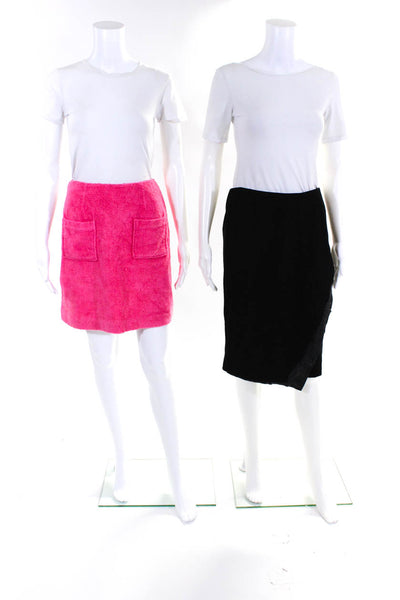Lilly Pulitzer Bailey 44 Women's Pencil Skirts Pink Black Size M 4 Lot 2