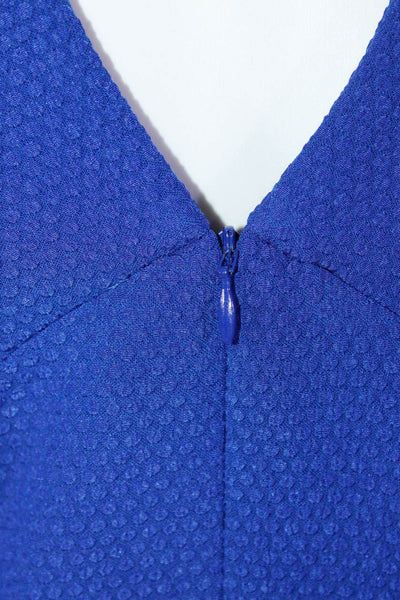 Sandro Womens Sleeveless Halter Neck Dress Blue Size 3