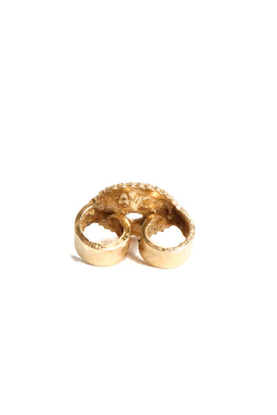 Designer Womens 18K Yellow Gold Pearl Diamond Earrings White