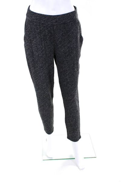 Eileen Fisher Womens Skinny Leg Sweatpants  Black Organic Cotton Size Extra Smal