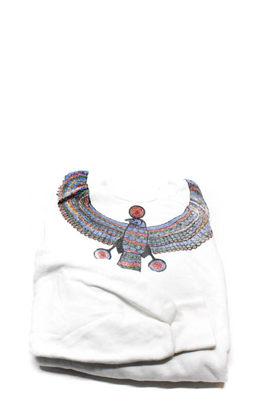 Ragdoll Women's Crewneck Tee Printed Sweatshirts Gray White Size XS S Lot 3