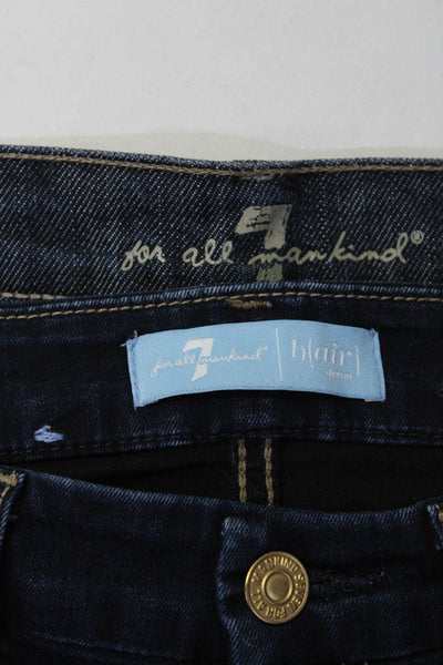 7 For All Mankind Womens The Skinny Roxy Jeans Blue Size 26 Lot 2