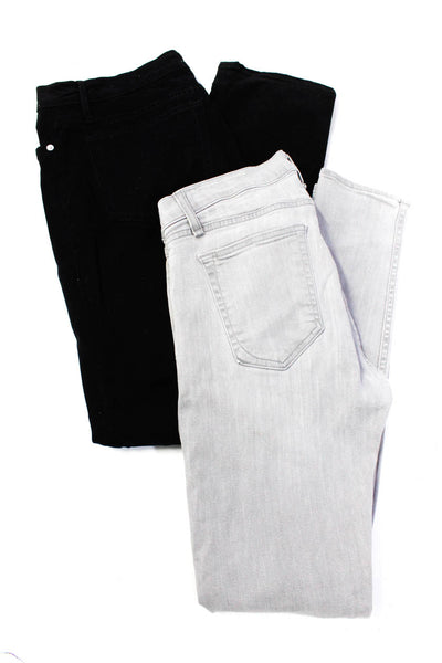 Frame Women's Low Rise L'Homme Slim Denim Jeans Black Size 32 Lot 2