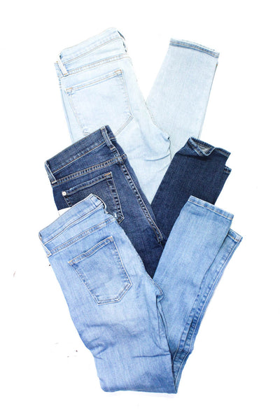 Current/Elliott 7 For All Mankind Frame Womens Jeans Blue Size 26 25 Lot 3