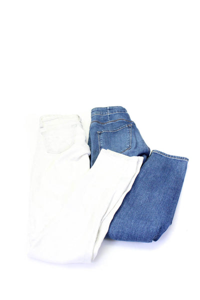 AG Adriano Goldschmied J Brand Womens Jeans White Blue Size 24 Lot 2