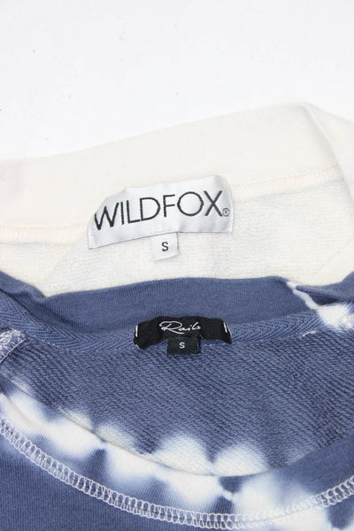 Rails Wildfox Womens Sweatshirt Blue Size S Lot 2