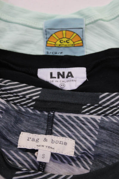 C&C California LNA Rag & Bone Womens Shirts Blue Size Small Extra Small Lot 3