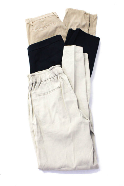 AG Adriano Goldschmied Theory J Crew Womens Pants Brown Blue Size 25 4 P Lot 3