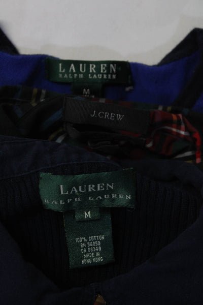 Lauren Ralph Lauren Women's Tee Button Down Shirts Blue Red Size 0 M Lot 3