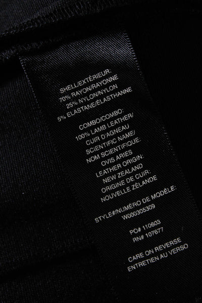 Alice + Olivia Women's A-Lined Midi Skirt Black Size 2