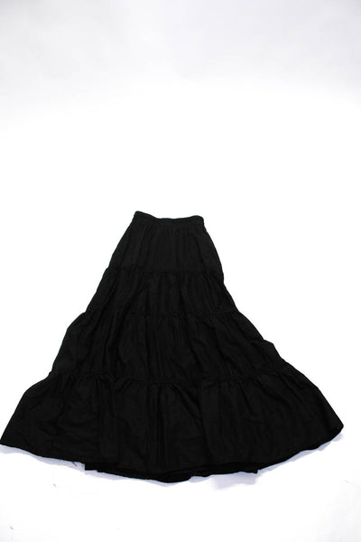 Zara Woman Zara Womens Full Skirt Maxi Dress Black Multicolor Size XS S Lot 2