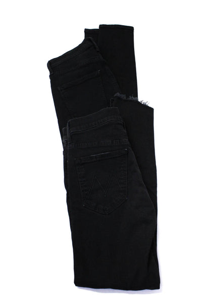 Citizens of Humanity Women's High Rise Skinny Jeans Black Size 26 Lot 2