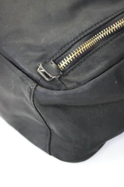 Kate Spade New York Womens Zip Around Pocket Front Backpack Black Nylon