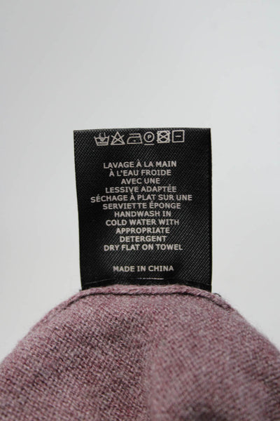 Isabel Marant Etoile Women's Cotton Long Sleeve Pullover Sweater Mauve Size 36