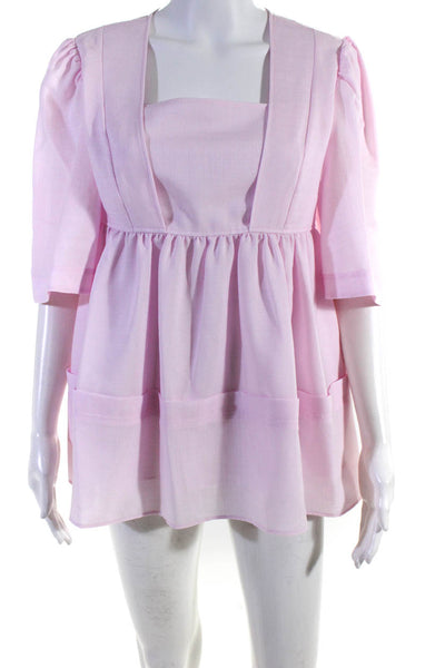 Adeam Womens Wisteria Blouse Cherry Blossom Size 2