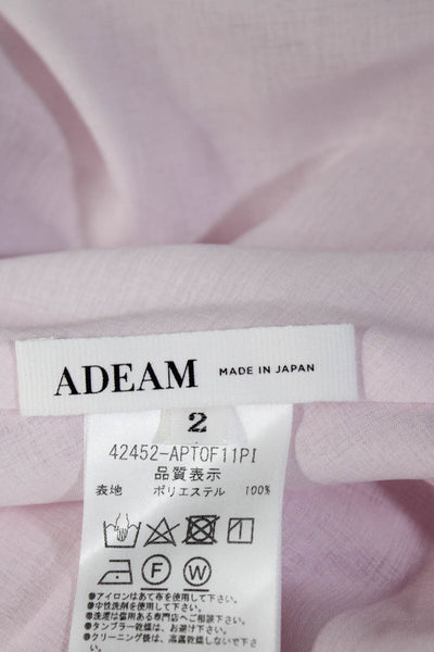 Adeam Womens Wisteria Blouse Cherry Blossom Size 2