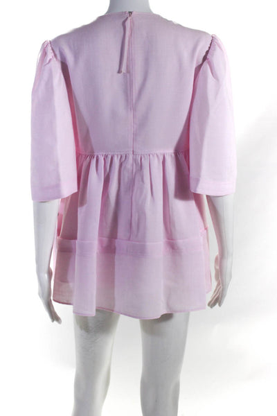 Adeam Womens Wisteria Blouse Cherry Blossom Size 6