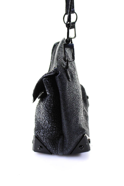 Alexander Wang Womens Marion Prisma Crossbody Handbag Black Leather