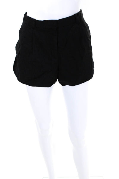 Joie Theory Womens Shorts Navy Silk Scoop Neck Sleeveless Blouse Size XS 8 Lot 2