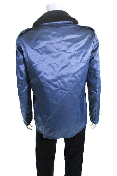 Tufnyl Mens Full Zipper Jacket Blue Size 42