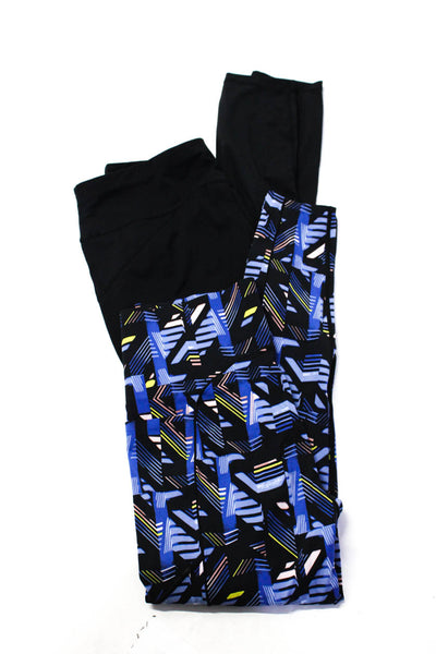 Sweaty Betty Womens All Day Power Ankle Leggings Black Blue Size Large 10 Lot 2