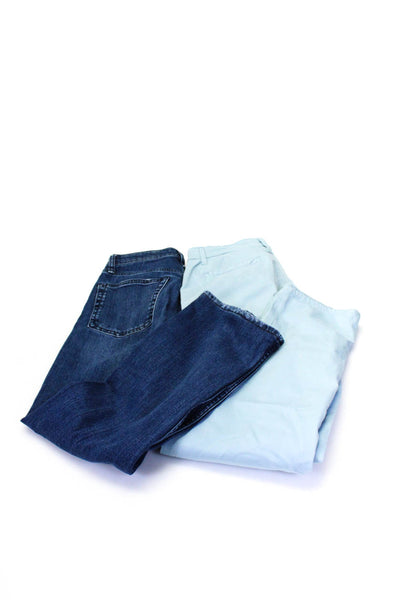 Rag & Bone Women's Tailored Trousers High Rise Jeans Blue Size 24 Lot 2