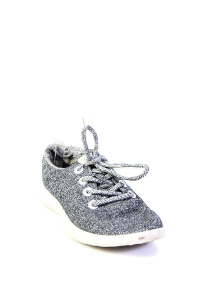 Allbirds Womens The Wool Runners Knit Fleece Athletic Sneakers Gray Size 8