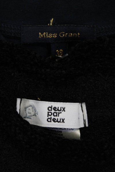 Deux Par Deux Miss Grant Childrens Girls Sweater Shirt Black Size 5 38 Lot 2