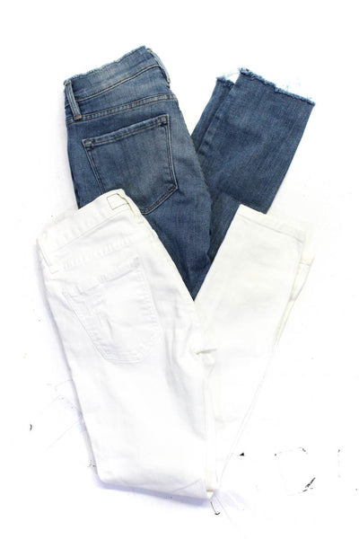 Frame Denim Women's Le Skinny de Denim Jeans Blue Size 24 Lot 2