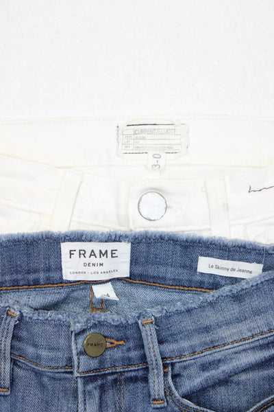 Frame Denim Women's Le Skinny de Denim Jeans Blue Size 24 Lot 2