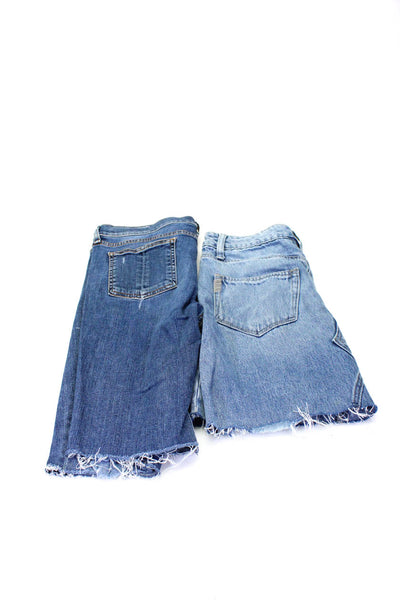 Paige Rag & Bone Jean Womens Denim Skirt Shorts Blue Size 25 32 Lot 2