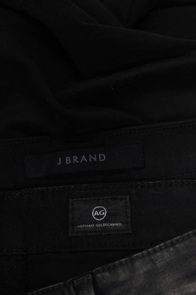 J Brand AG Adriano Goldschmied Womens Jogger Pants Jeans Black Size 25 27 Lot 2