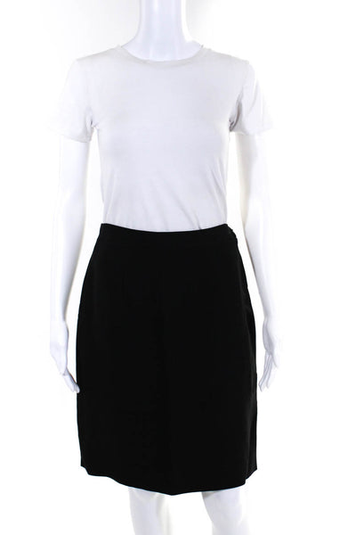 Moschino Cruise Me Baby Womens Knee Length Pencil Skirt Black Size 10