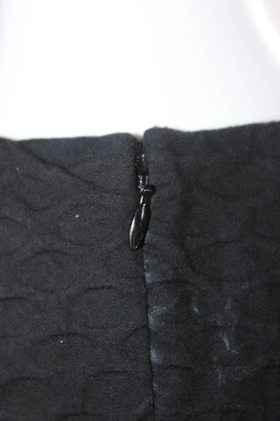 Theory Women's Scoop Neck Sleeveless A-Line Mini Dress Black Size 4