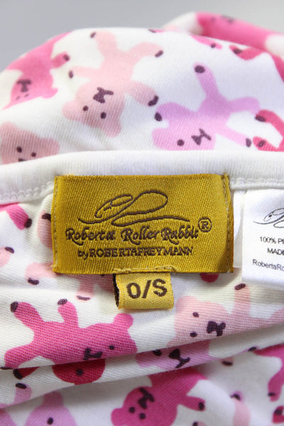 Roberta Roller Rabbit Ralph Lauren Girls Graphic Baby Blankets Pink Size OS