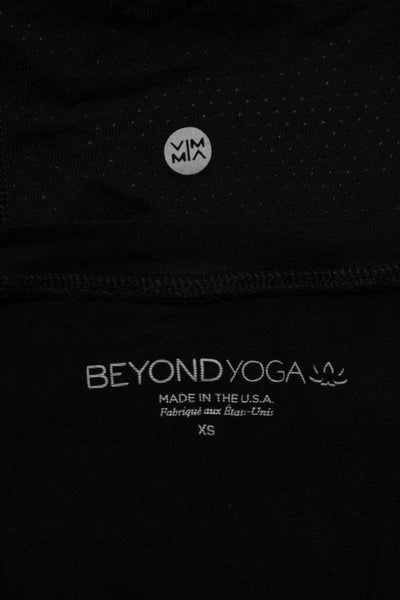 Beyond Yoga Women's Cotton Crew Neck Tank Top Black Size XS Lot 2