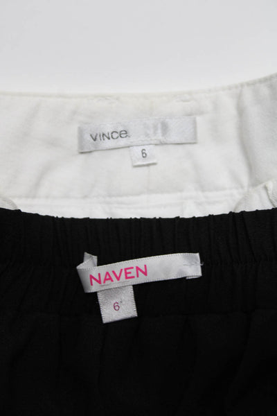 Vince Women's Cotton Low Rise Pocketed Bermuda Shorts White Size 6 Lot 2