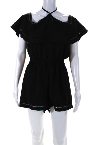 Jack by BB DAKOTA Women's Sleeveless Tie Halter Midi Dress Black Size M