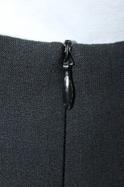Shin Choi Coleridge Womens Zipper Knee Length Straight Pencil Skirt Black Size 8
