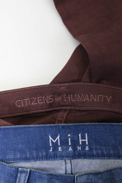 Citizens of Humanity Mih Jeans Womens Low Rise Straight Leg Jeans Brown 26 Lot 2