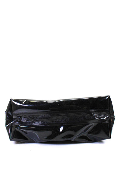 Marc Jacobs Womens Gold Tone Tote Shoulder Handbag Black